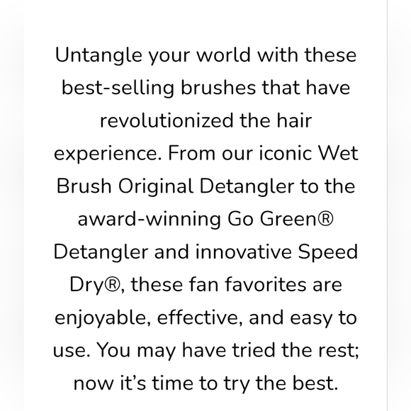 1 Original full size WET BRUSH detangle brush. - Picture 4 of 8